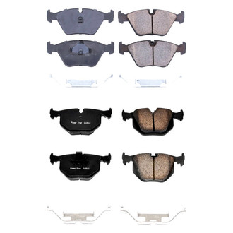 PowerStop® - Z17 Evolution Plus™ Ceramic Front and Rear Disc Brake Pad Set