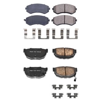PowerStop® - Z17 Evolution Plus™ Ceramic Front and Rear Disc Brake Pad Set