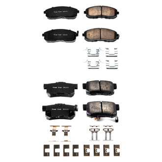 PowerStop® - Z17 Evolution Plus™ Ceramic Front and Rear Disc Brake Pad Set