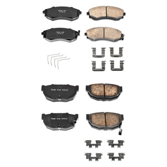 PowerStop® - Z17 Evolution Plus™ Ceramic Front and Rear Disc Brake Pad Set