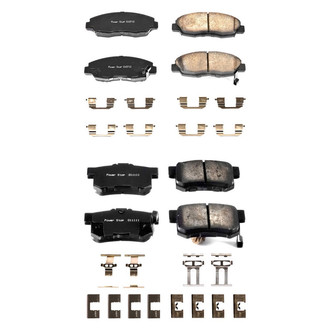 PowerStop® - Z17 Evolution Plus™ Ceramic Front and Rear Disc Brake Pad Set
