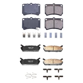 PowerStop® - Z17 Evolution Plus™ Ceramic Front and Rear Disc Brake Pad Set