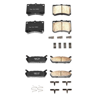 PowerStop® - Z17 Evolution Plus™ Ceramic Front and Rear Disc Brake Pad Set