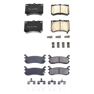PowerStop® - Z17 Evolution Plus™ Ceramic Front and Rear Disc Brake Pad Set