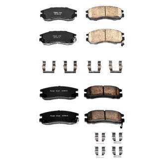 PowerStop® - Z17 Evolution Plus™ Ceramic Front and Rear Disc Brake Pad Set