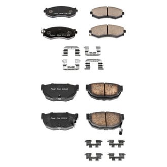 PowerStop® - Z17 Evolution Plus™ Ceramic Front and Rear Disc Brake Pad Set
