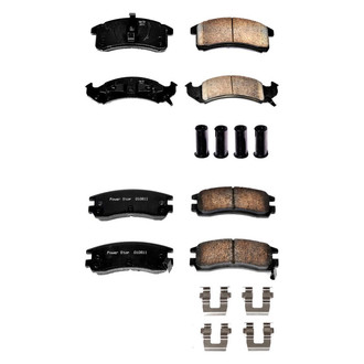 PowerStop® - Z17 Evolution Plus™ Ceramic Front and Rear Disc Brake Pad Set