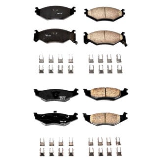 PowerStop® - Z17 Evolution Plus™ Ceramic Front and Rear Disc Brake Pad Set