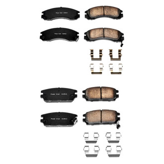 PowerStop® - Z17 Evolution Plus™ Ceramic Front and Rear Disc Brake Pad Set
