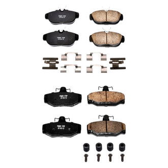 PowerStop® - Z17 Evolution Plus™ Ceramic Front and Rear Disc Brake Pad Set