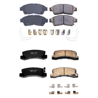 PowerStop® - Z17 Evolution Plus™ Ceramic Front and Rear Disc Brake Pad Set