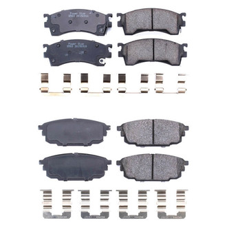 PowerStop® - Z17 Evolution Plus™ Ceramic Front and Rear Disc Brake Pad Set