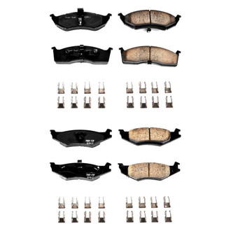 PowerStop® - Z17 Evolution Plus™ Ceramic Front and Rear Disc Brake Pad Set