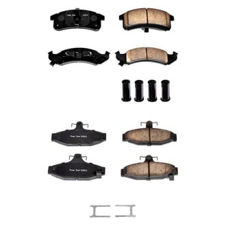 PowerStop® - Z17 Evolution Plus™ Ceramic Front and Rear Disc Brake Pad Set