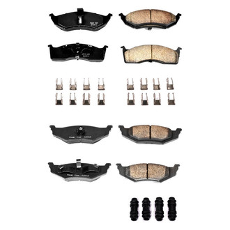 PowerStop® - Z17 Evolution Plus™ Ceramic Front and Rear Disc Brake Pad Set