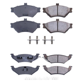 PowerStop® - Z17 Evolution Plus™ Ceramic Front and Rear Disc Brake Pad Set