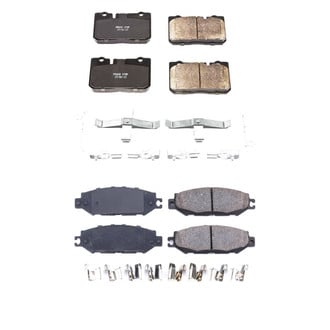 PowerStop® - Z17 Evolution Plus™ Ceramic Front and Rear Disc Brake Pad Set