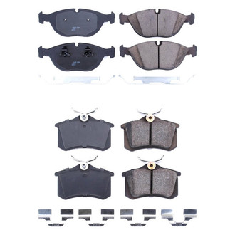 PowerStop® - Z17 Evolution Plus™ Ceramic Front and Rear Disc Brake Pad Set