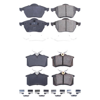 PowerStop® - Z17 Evolution Plus™ Ceramic Front and Rear Disc Brake Pad Set