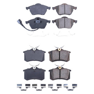 PowerStop® - Z17 Evolution Plus™ Ceramic Front and Rear Disc Brake Pad Set