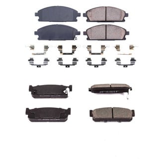 PowerStop® - Z17 Evolution Plus™ Ceramic Front and Rear Disc Brake Pad Set