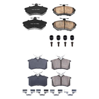 PowerStop® - Z17 Evolution Plus™ Ceramic Front and Rear Disc Brake Pad Set