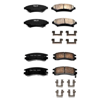 PowerStop® - Z17 Evolution Plus™ Ceramic Front and Rear Disc Brake Pad Set