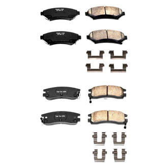 PowerStop® - Z17 Evolution Plus™ Ceramic Front and Rear Disc Brake Pad Set