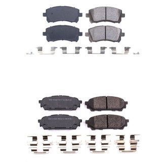 PowerStop® - Z17 Evolution Plus™ Ceramic Front and Rear Disc Brake Pad Set