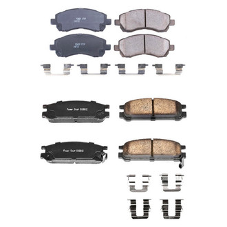 PowerStop® - Z17 Evolution Plus™ Ceramic Front and Rear Disc Brake Pad Set
