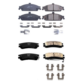 PowerStop® - Z17 Evolution Plus™ Ceramic Front and Rear Disc Brake Pad Set
