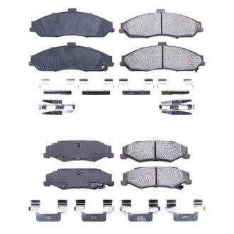 PowerStop® - Z17 Evolution Plus™ Ceramic Front and Rear Disc Brake Pad Set