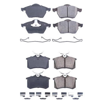 PowerStop® - Z17 Evolution Plus™ Ceramic Front and Rear Disc Brake Pad Set