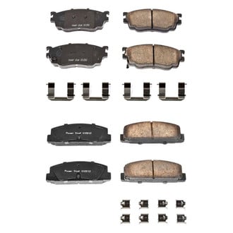 PowerStop® - Z17 Evolution Plus™ Ceramic Front and Rear Disc Brake Pad Set