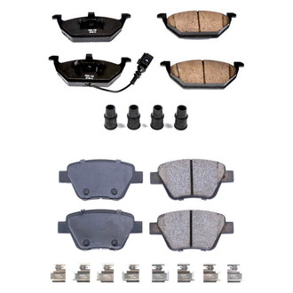 PowerStop® - Z17 Evolution Plus™ Ceramic Front and Rear Disc Brake Pad Set