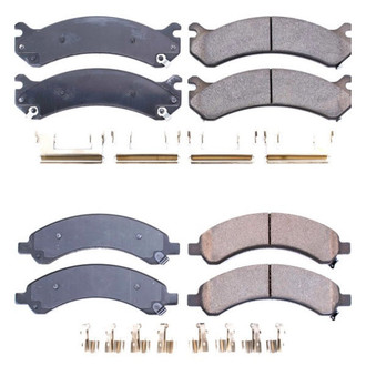 PowerStop® - Z17 Evolution Plus™ Ceramic Front and Rear Disc Brake Pad Set