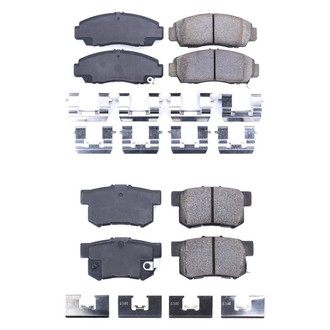 PowerStop® - Z17 Evolution Plus™ Ceramic Front and Rear Disc Brake Pad Set