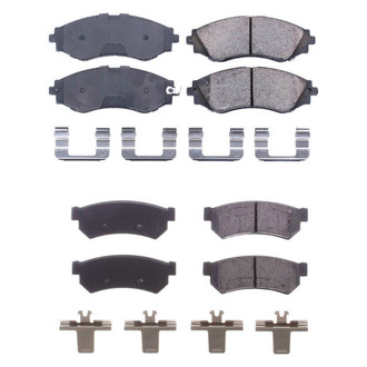 PowerStop® - Z17 Evolution Plus™ Ceramic Front and Rear Disc Brake Pad Set