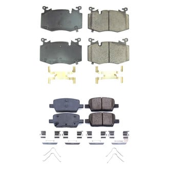 PowerStop® - Z17 Evolution Plus™ Ceramic Front and Rear Disc Brake Pad Set