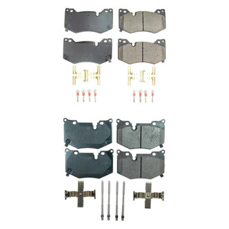PowerStop® - Z17 Evolution Plus™ Ceramic Front and Rear Disc Brake Pad Set