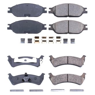 PowerStop® - Z17 Evolution Plus™ Ceramic Front and Rear Disc Brake Pad Set