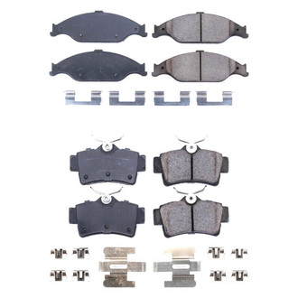 PowerStop® - Z17 Evolution Plus™ Ceramic Front and Rear Disc Brake Pad Set