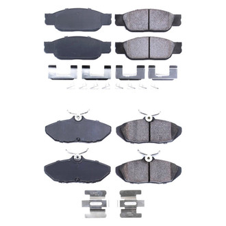 PowerStop® - Z17 Evolution Plus™ Ceramic Front and Rear Disc Brake Pad Set