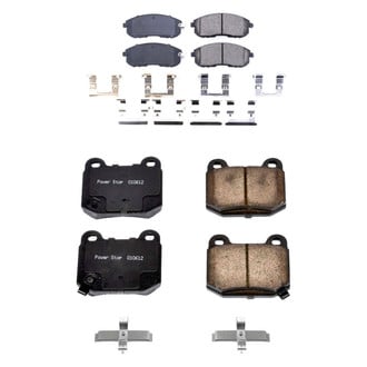 PowerStop® - Z17 Evolution Plus™ Ceramic Front and Rear Disc Brake Pad Set