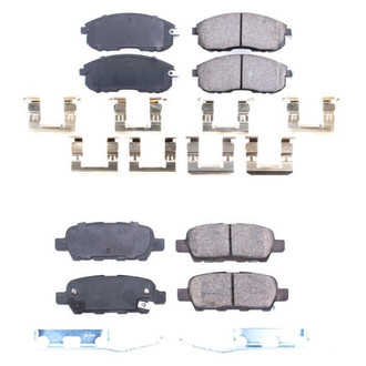 PowerStop® - Z17 Evolution Plus™ Ceramic Front and Rear Disc Brake Pad Set