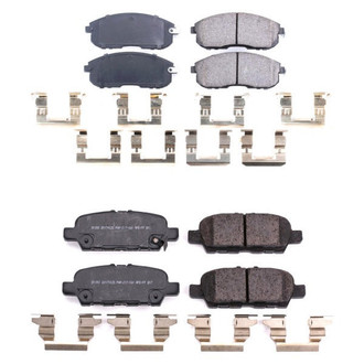 PowerStop® - Z17 Evolution Plus™ Ceramic Front and Rear Disc Brake Pad Set