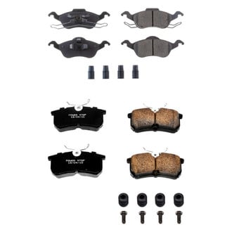 PowerStop® - Z17 Evolution Plus™ Ceramic Front and Rear Disc Brake Pad Set