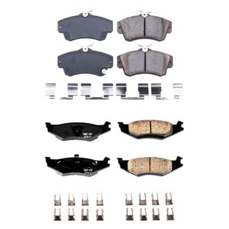 PowerStop® - Z17 Evolution Plus™ Ceramic Front and Rear Disc Brake Pad Set