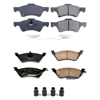 PowerStop® - Z17 Evolution Plus™ Ceramic Front and Rear Disc Brake Pad Set