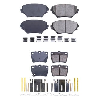 PowerStop® - Z17 Evolution Plus™ Ceramic Front and Rear Disc Brake Pad Set